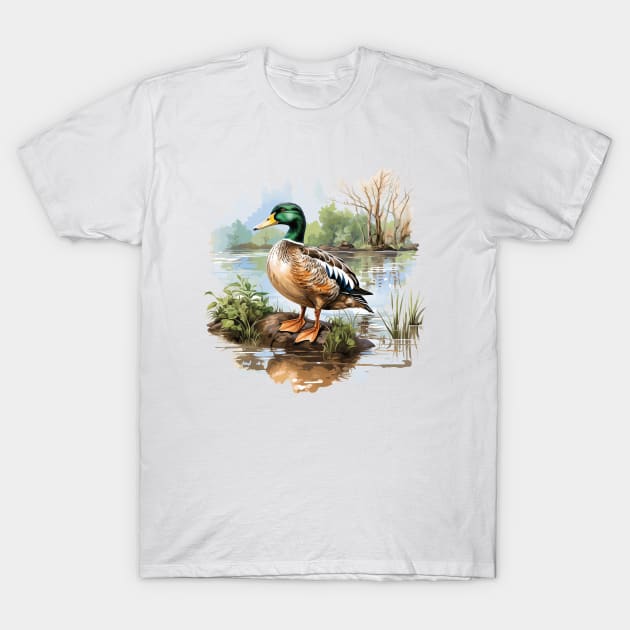 Mallard T-Shirt by zooleisurelife